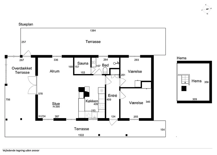 With Open South-facing Terrace And Beautiful View *